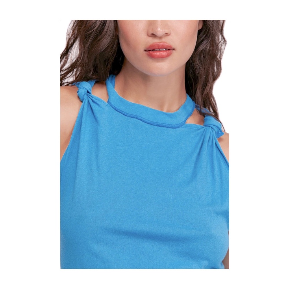 FP “We the Free” Side Knot Tie Tank Top